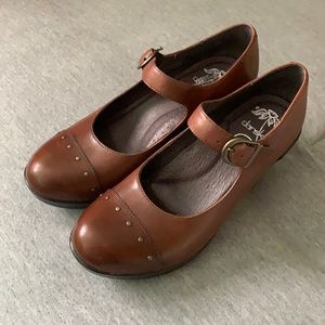 Dansko Fanny Mary Jane Wedge Size 39